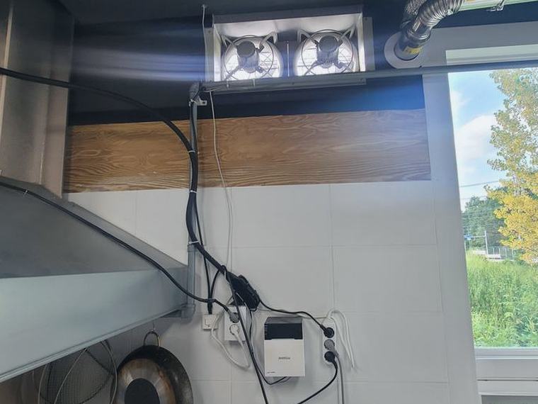 강서구 환풍기 출장설치 시공 후