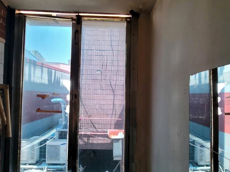 평택 흡배기팬 설치 시공 전